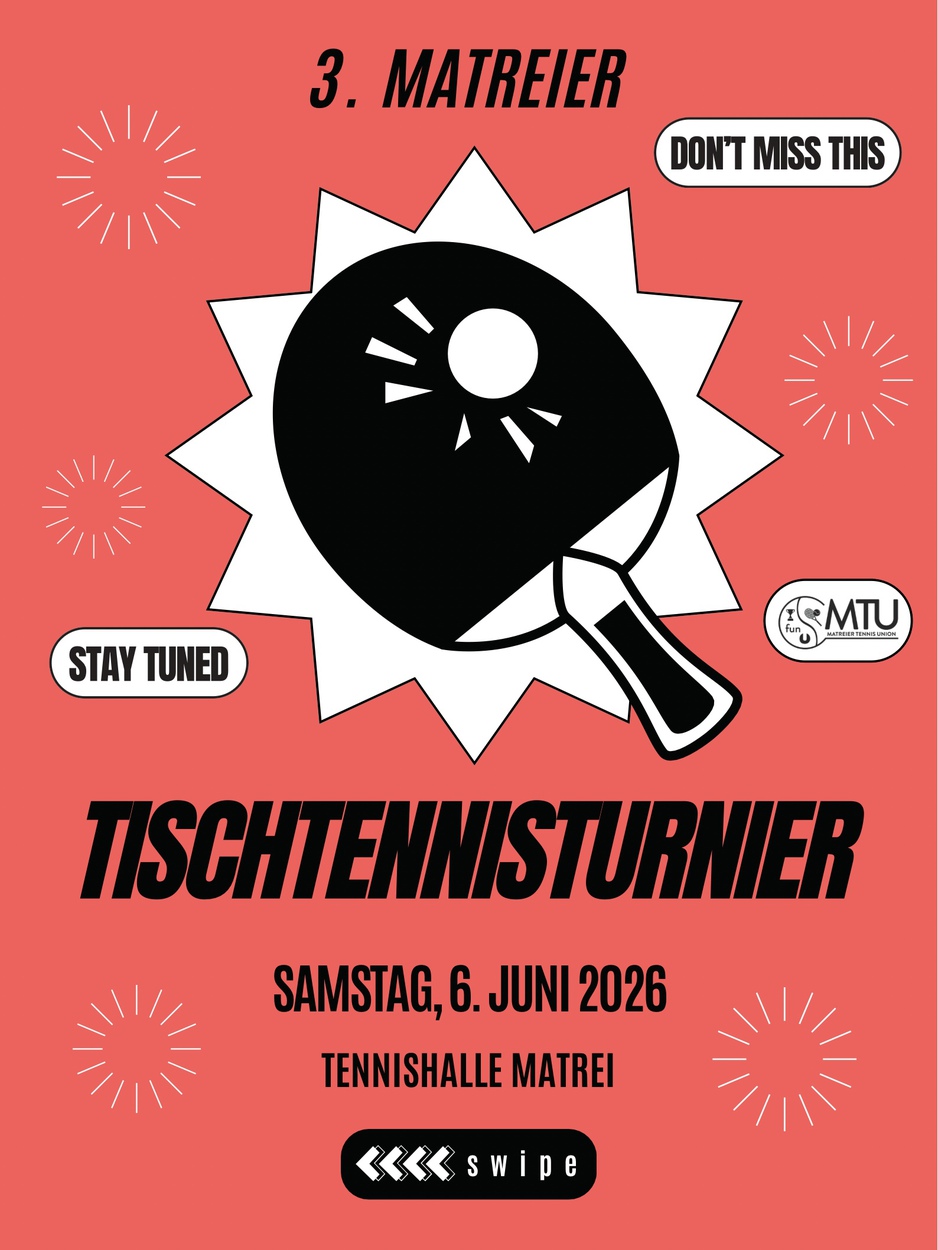 3. Matreier Tischtennisturnier