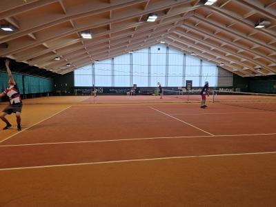 Landesligaspiel in der Tennishalle Matrei