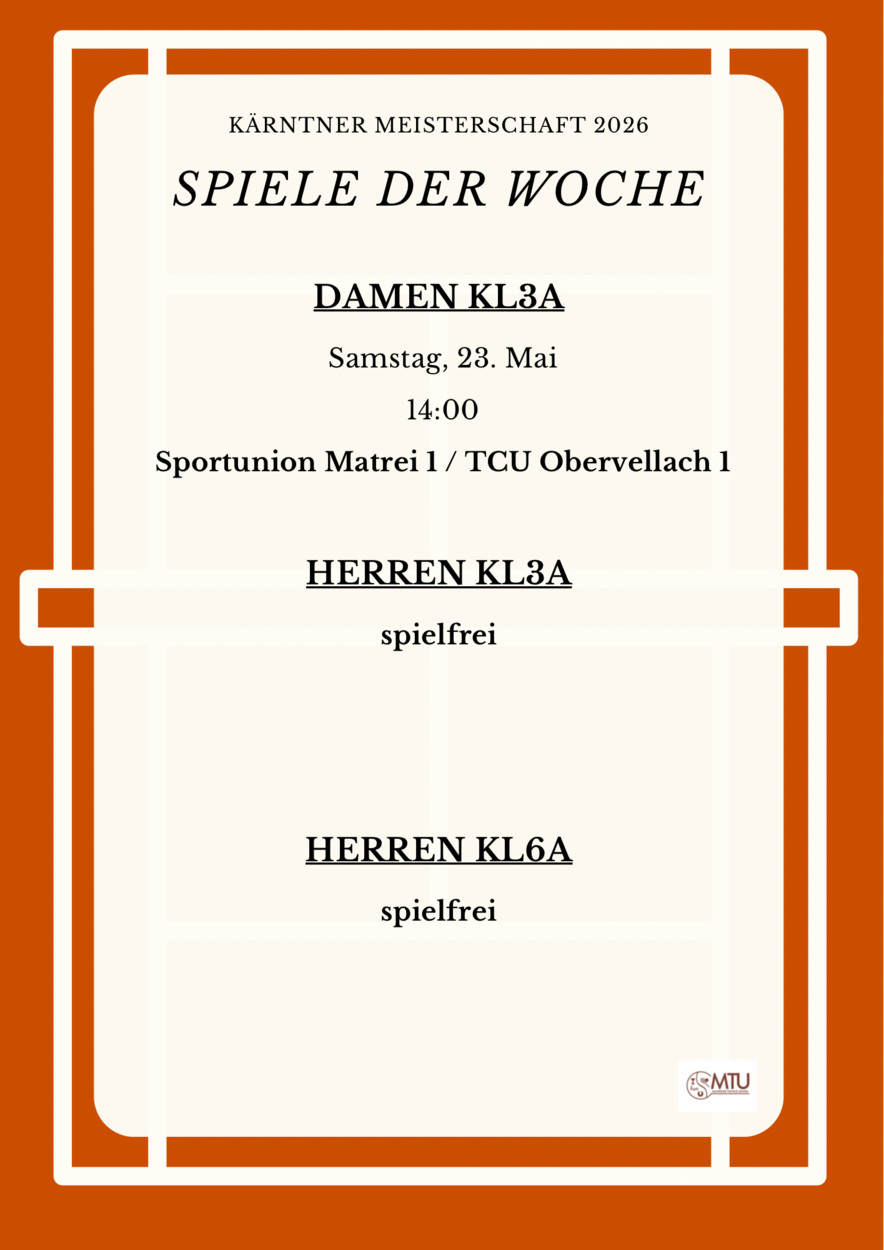 Spiele der Woche