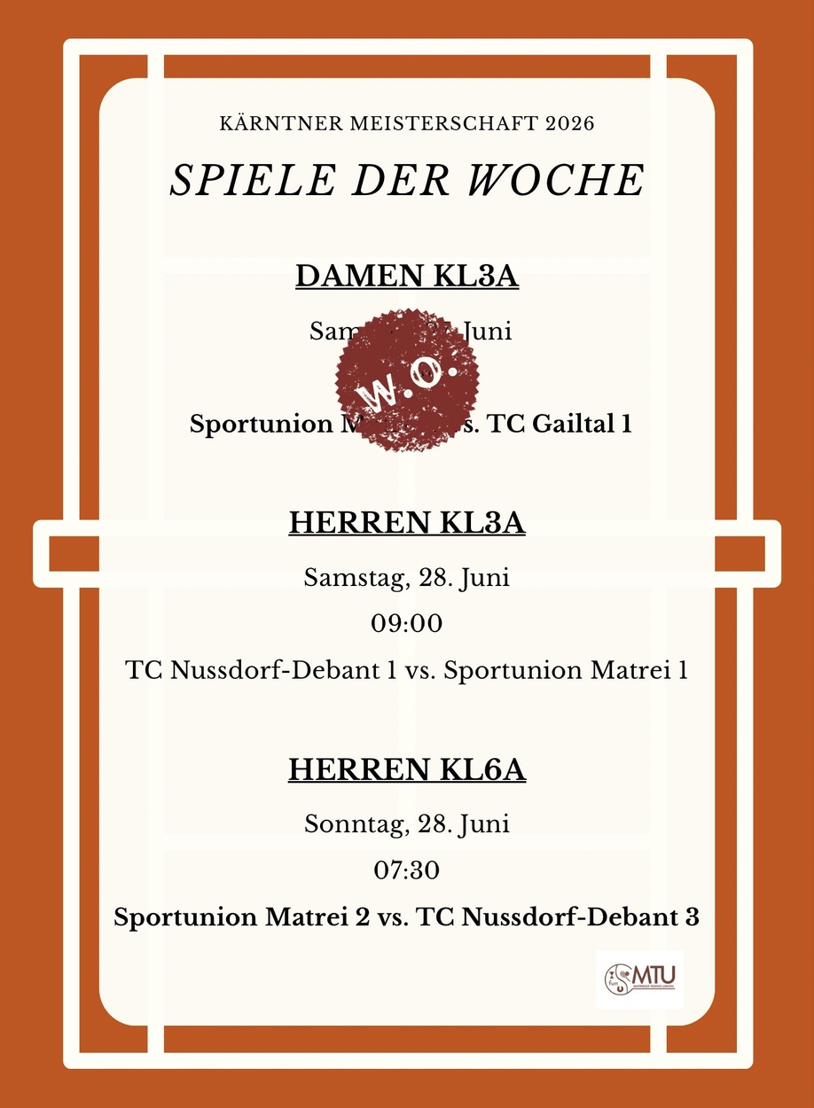 Spiele der Woche