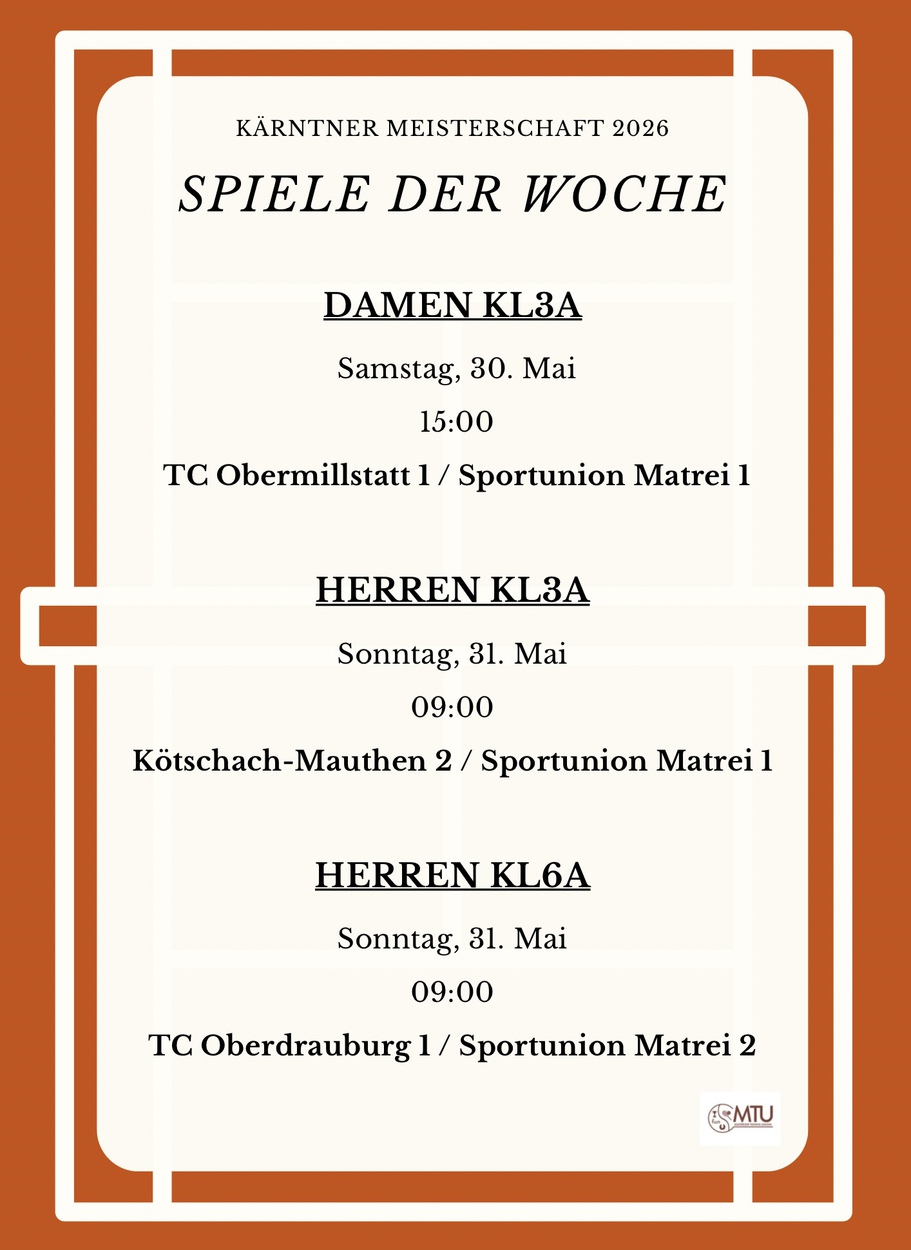 Spiele der Woche