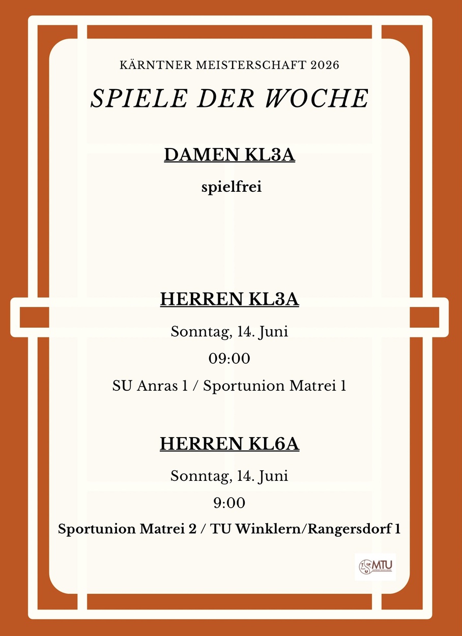 Spiele der Woche
