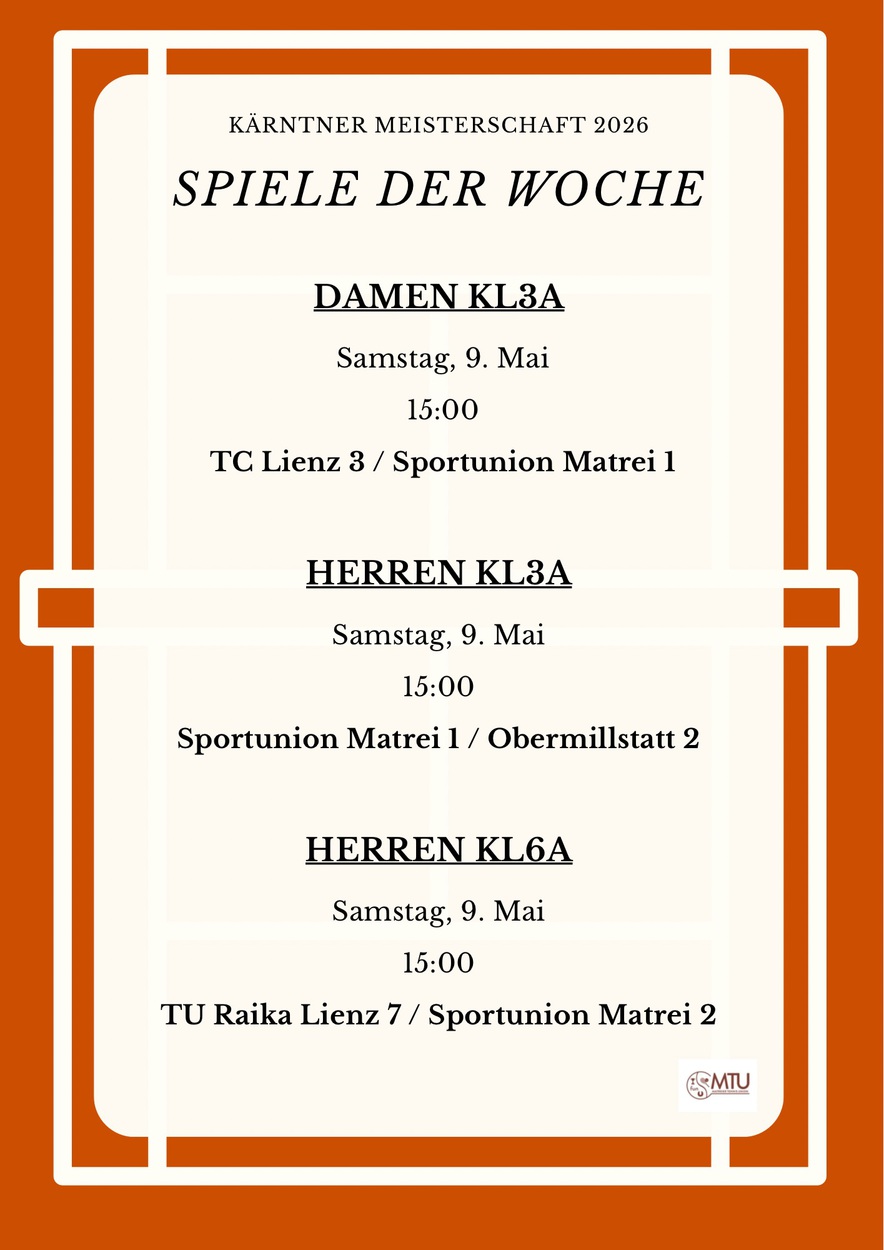 Spiele der Woche